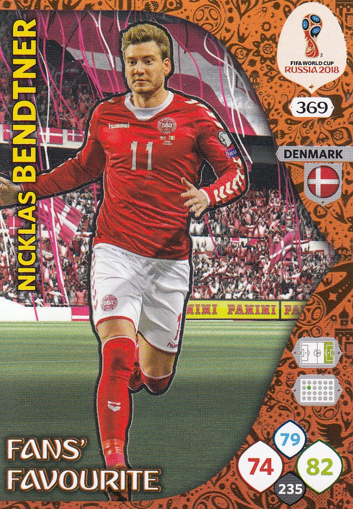 369.NICKLAS BENDTNER - DENMARK - FANS FAVOURITE