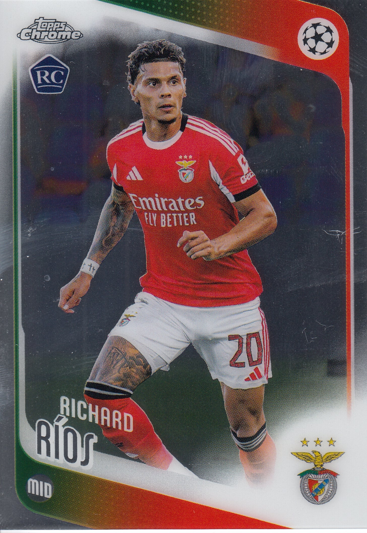 016. RICHARD RIOS - SL BENFICA - ROOKIE CARD