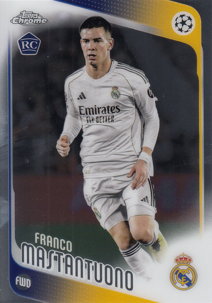 172. FRANCO MASTANTUONO - REAL MADRID C.F. - ROOKIE CARD