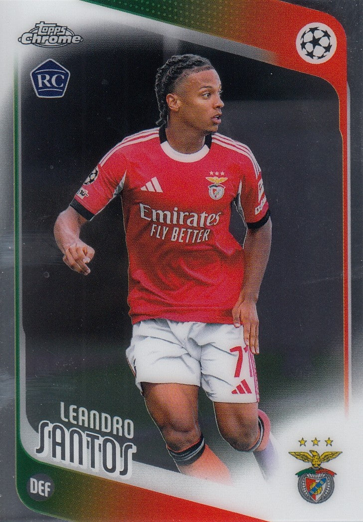 160. LEANDRO SANTOS - SL BENFICA - ROOKIE CARD