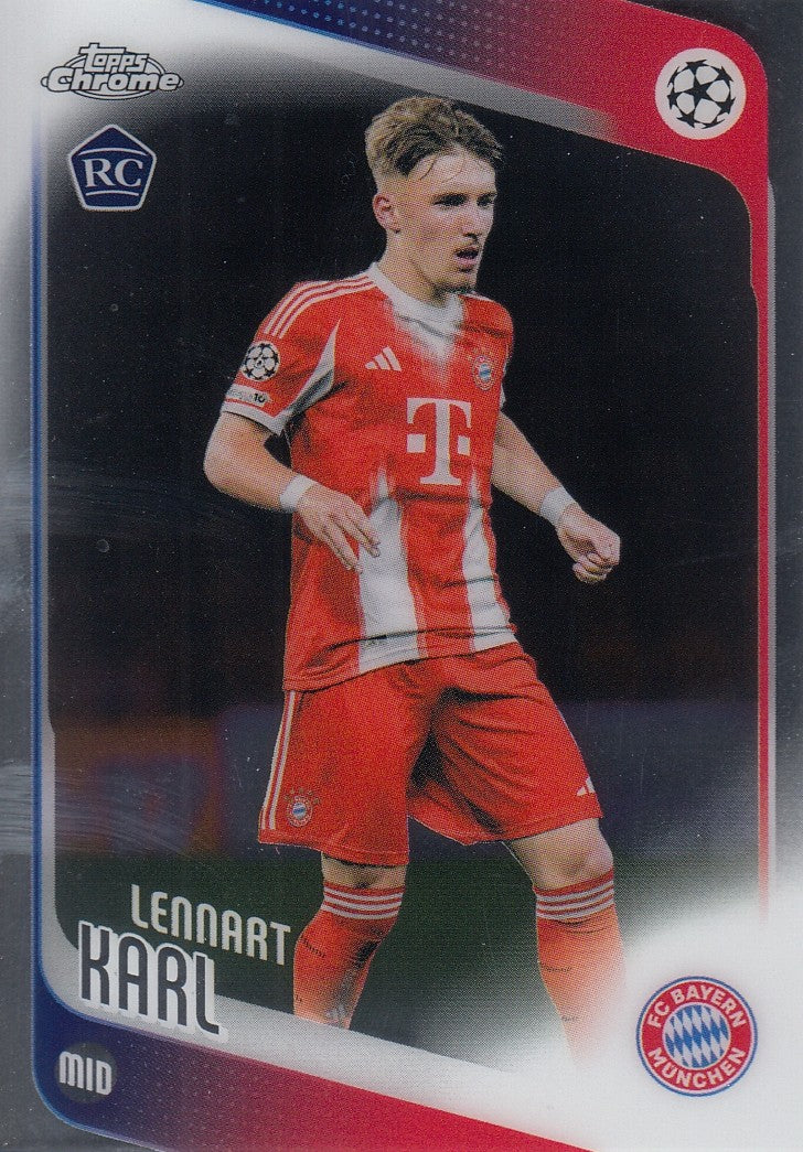 187. LENNART KARL - FC BAYERN MUNCHEN - ROOKIE CARD