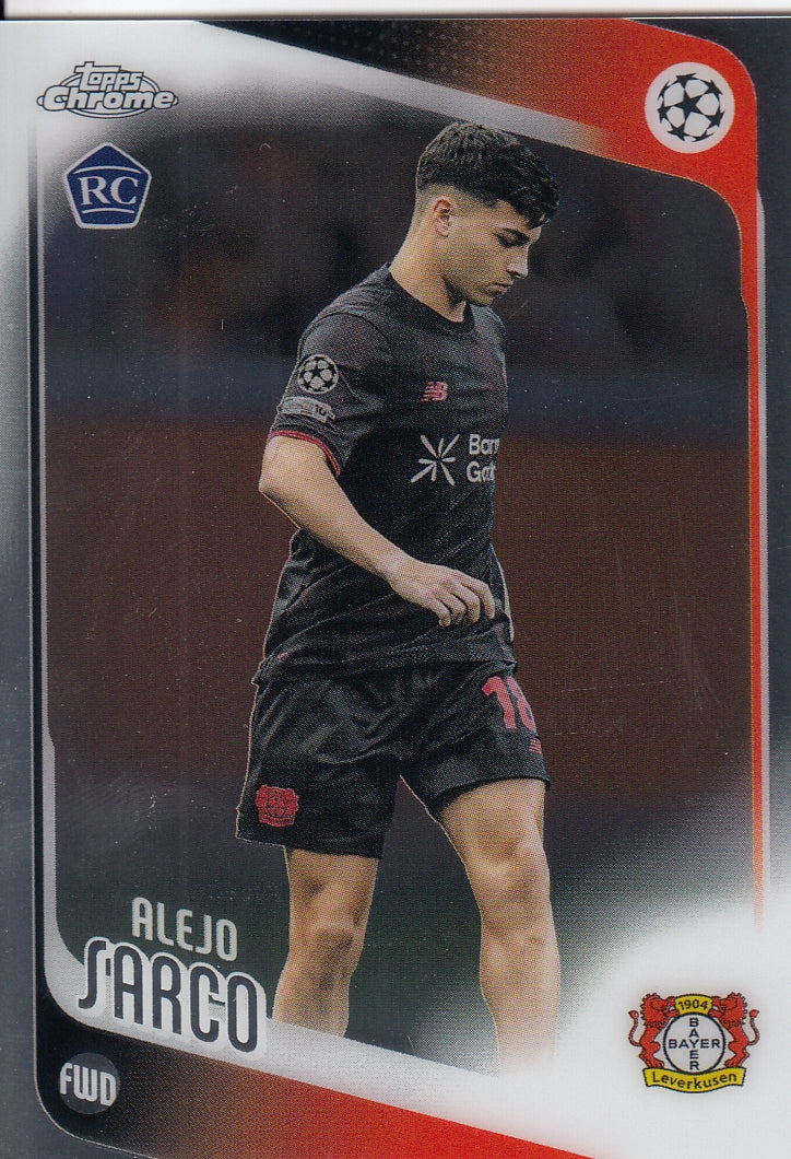044. ALEJO SARCO - BAYER 04 LEVERKUSEN - ROOKIE CARD