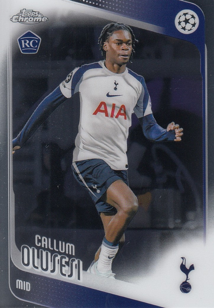 134. CALLUM OLUSESI - TOTTENHAM HOTSPUR - ROOKIE CARD