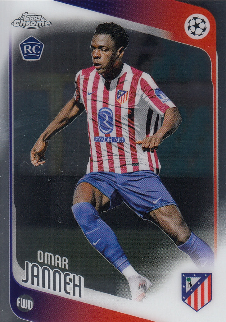 137. OMAR JANNEH - ATLETICO DE MADRID - ROOKIE CARD