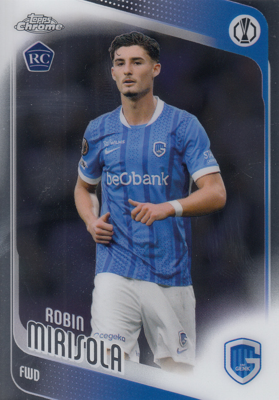 026. ROBIN MIRISOLA - KRC GENK - ROOKIE CARD