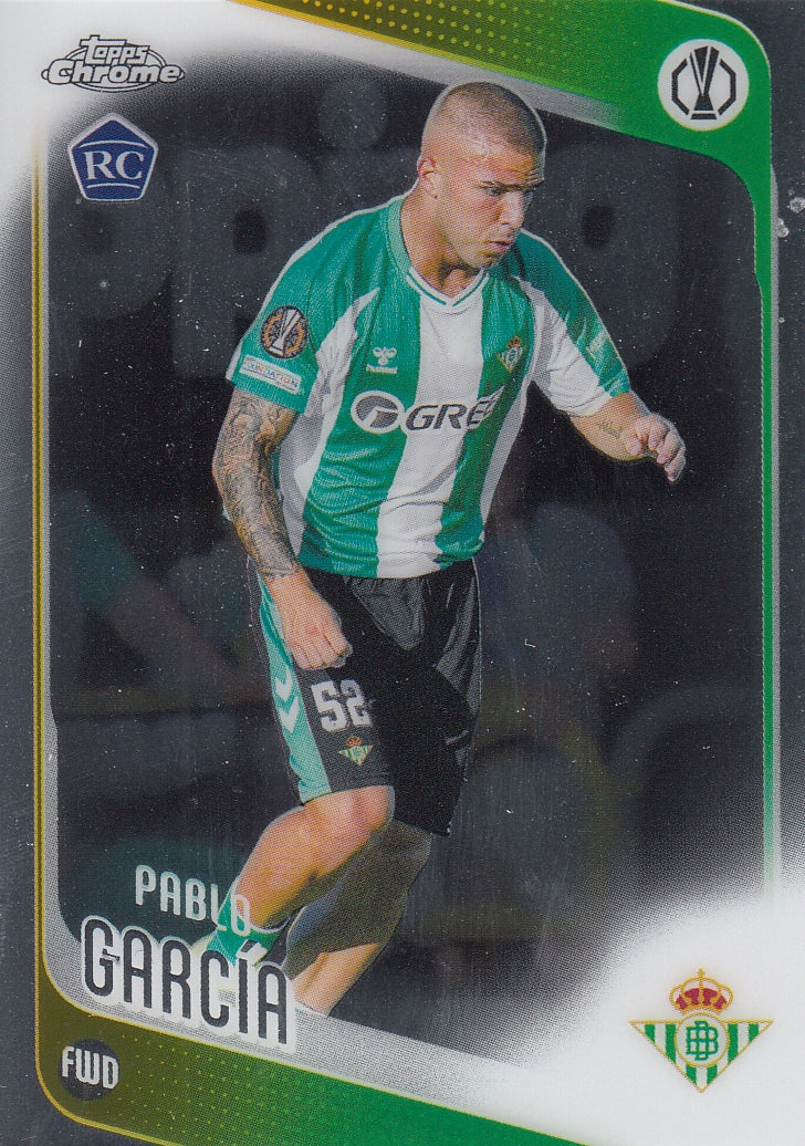 174. PABLO GARCIA - REAL BETIS BALOMPIE - ROOKIE CARD