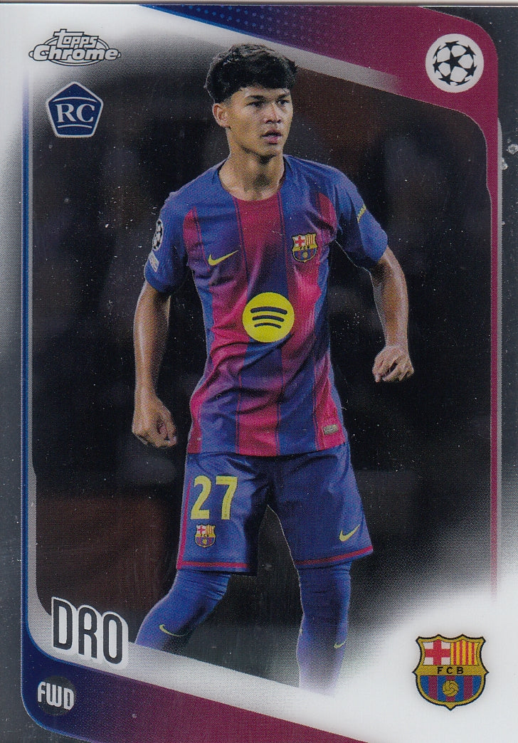 111. DRO - FC BARCELONA - ROOKIE CARD