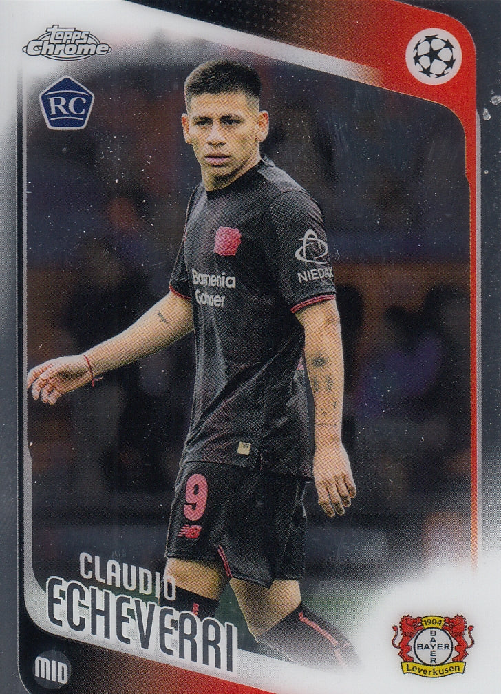 084. CLAUDIO ECHEVERRI - BAYER 04 LEVERKUSEN - ROOKIE CARD