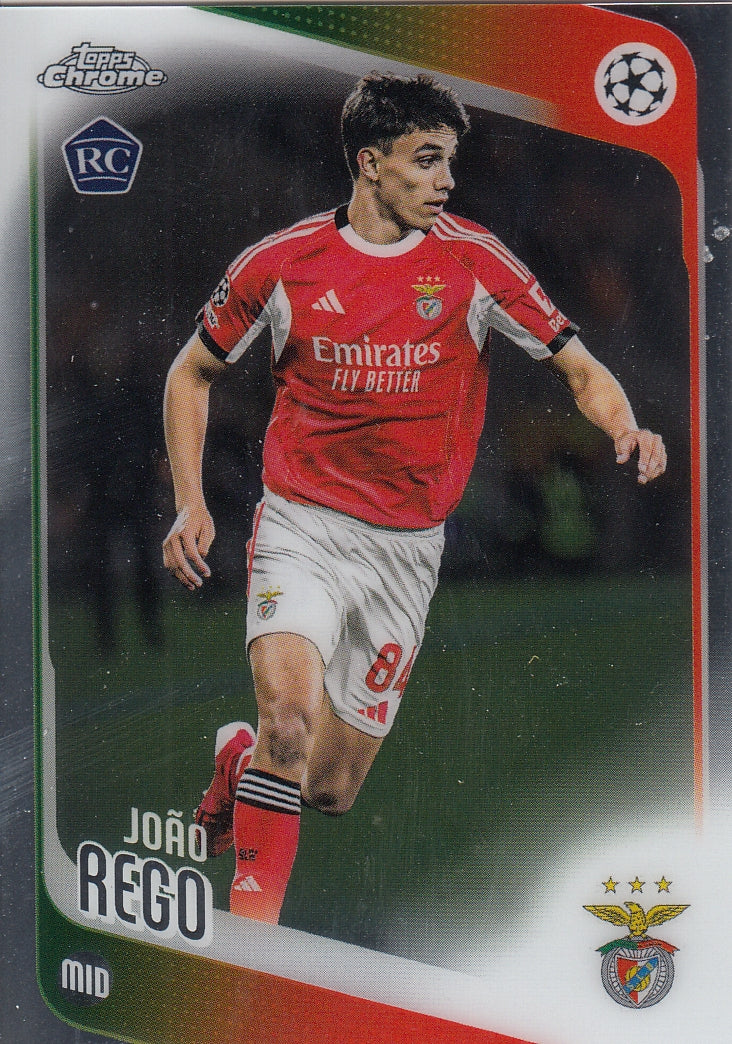 168. JOÃO REGO - SL BENFICA - ROOKIE CARD