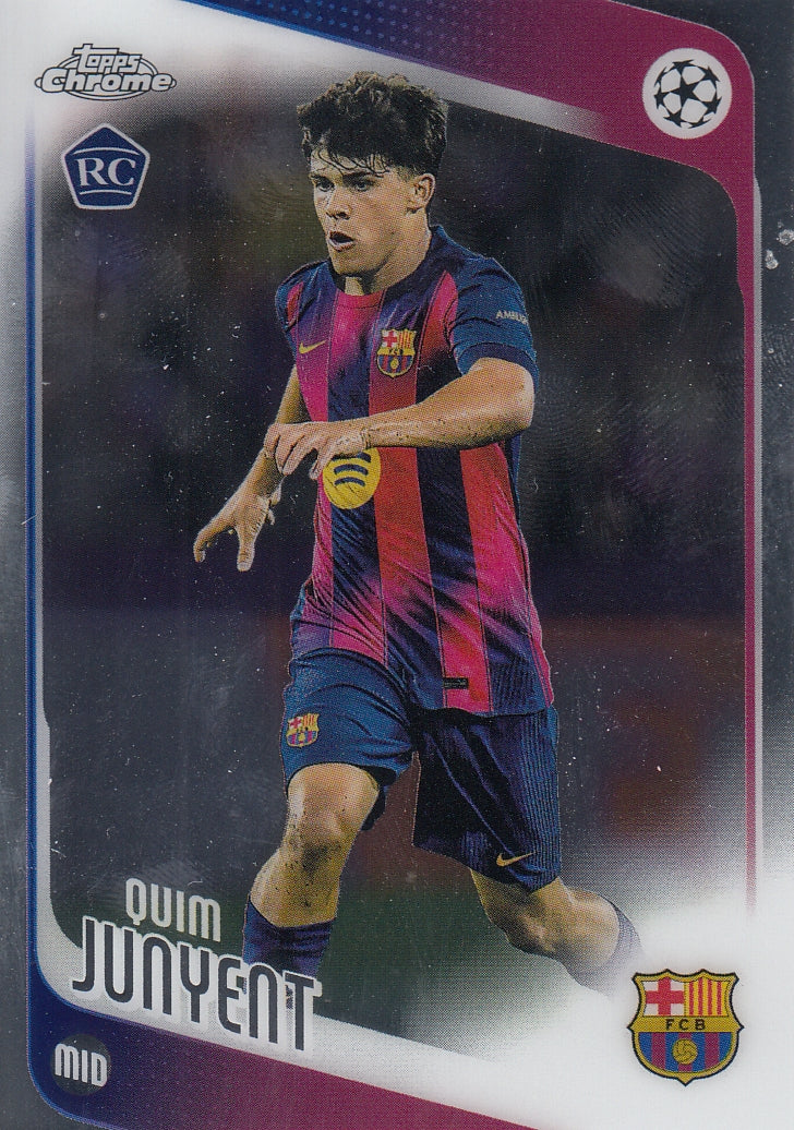 093. QUIM JUNYENT - FC BARCELONA - ROOKIE CARD