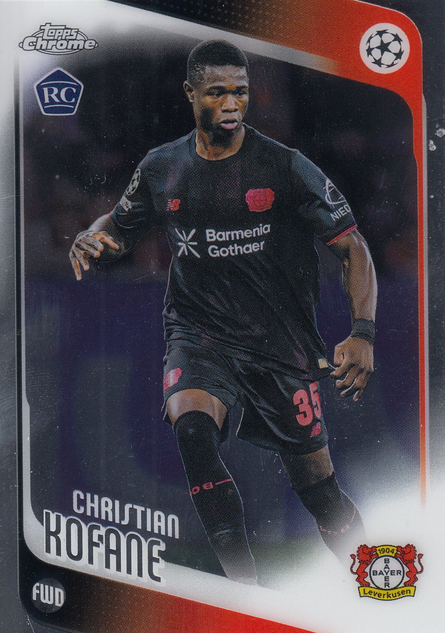 027. CHRISTIAN KOFANE - BAYER 04 LEVERKUSEN - ROOKIE CARD