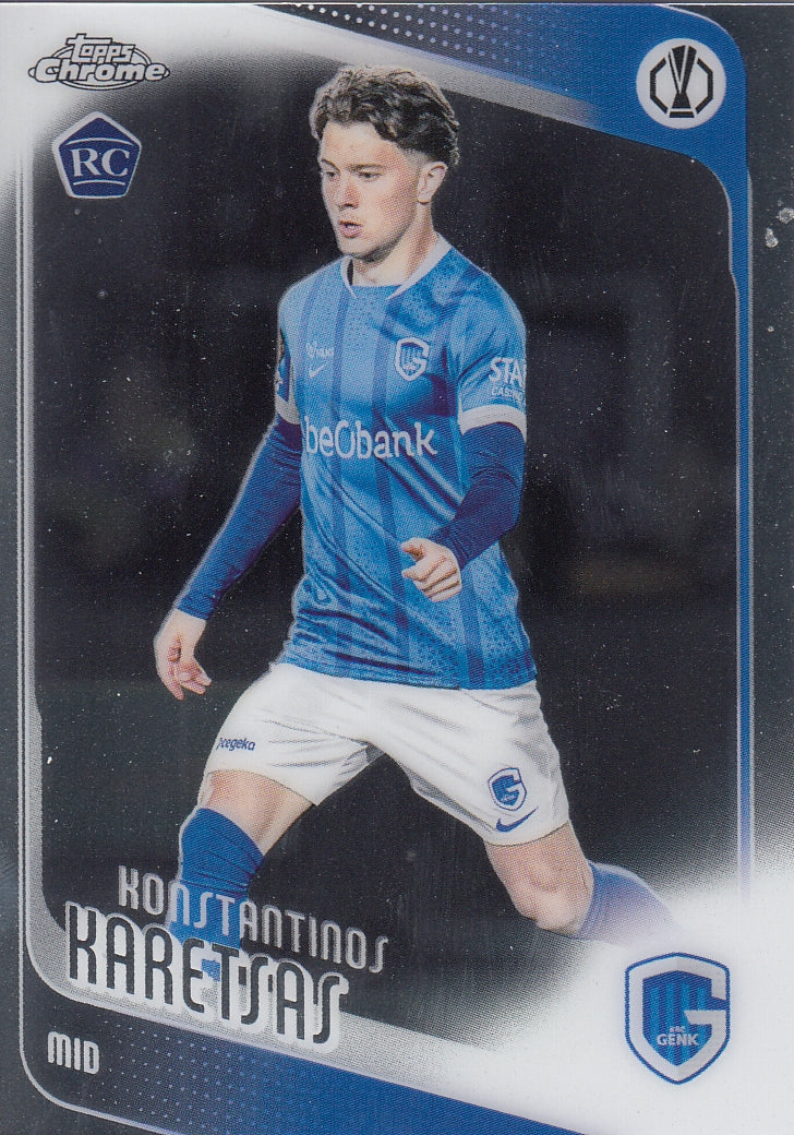 150. KONSTANTINOS KARETSAS - KRC GENK - ROOKIE CARD