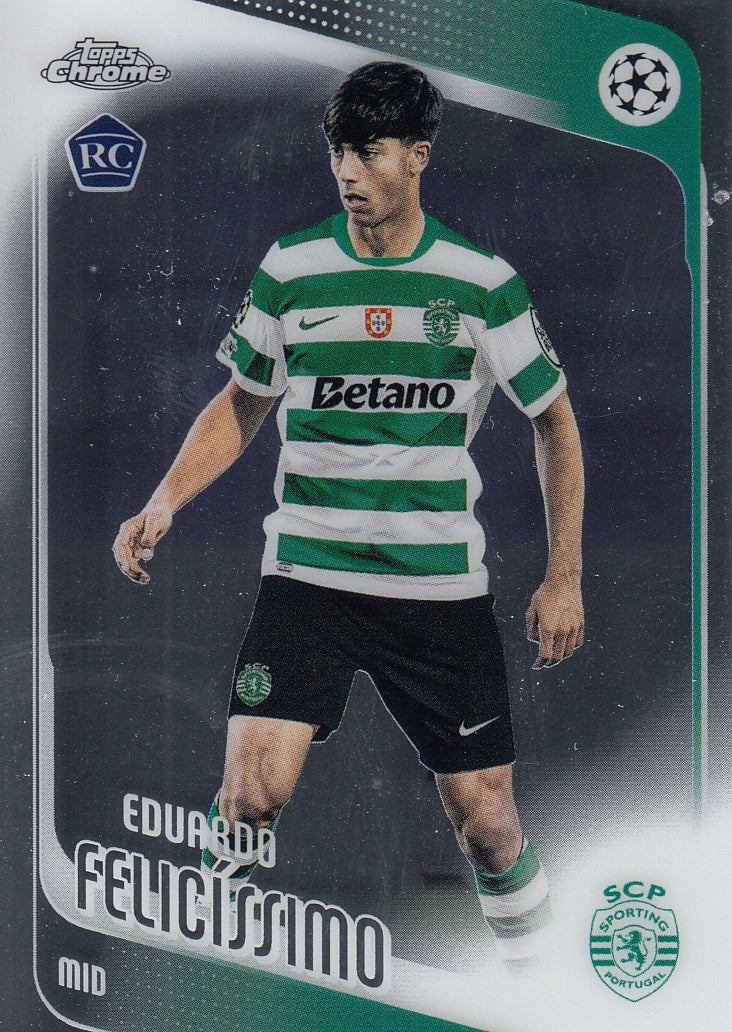 060. EDUARDO FELICISSIMO - SPORTING CLUBE DE PORTUGAL - ROOKIE CARD