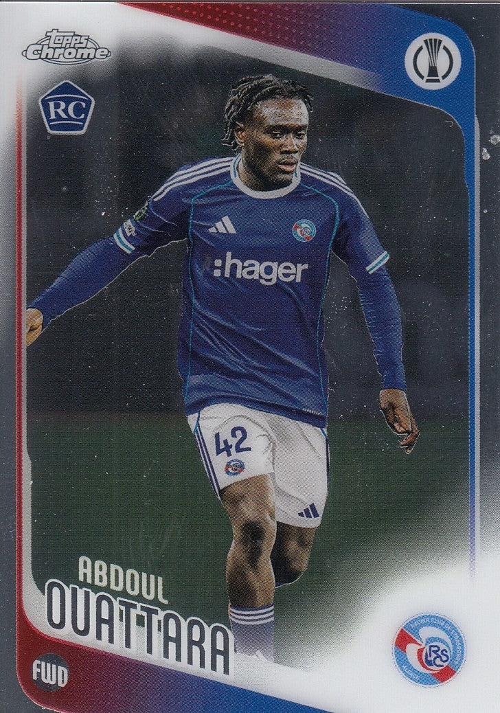 114. ABDOUL OUATTARA - RC STRASBOURG ALSACE - ROOKIE CARD