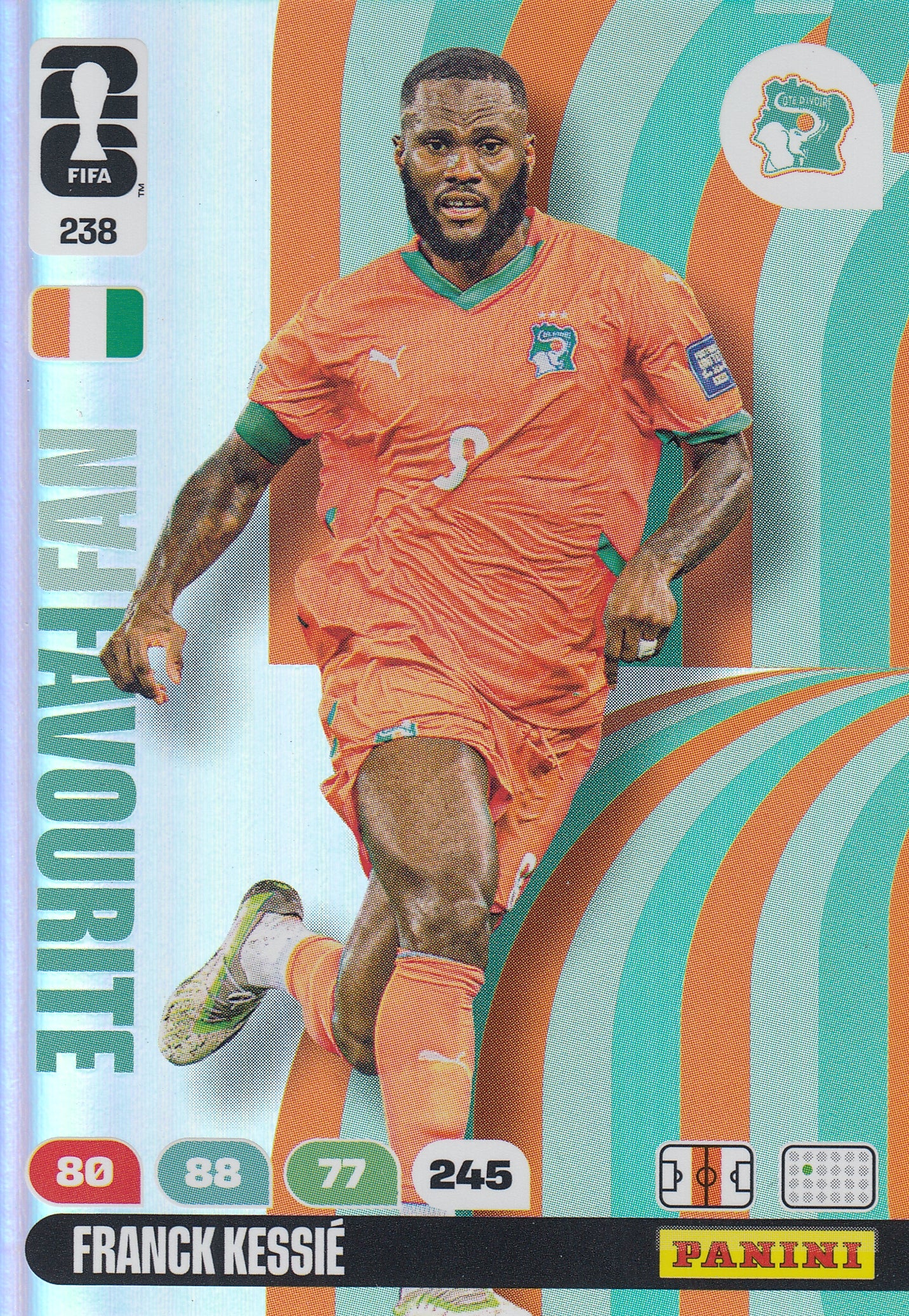238. FRANCK KESSIE - IVORY COAST - FAN FAVOURITE