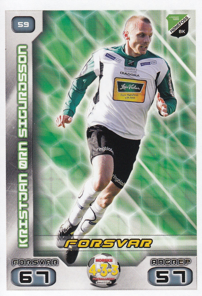 059. KRISTJAN ØRN SIGURDSSON - HØNEFOSS BK