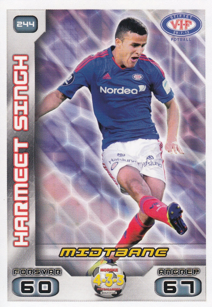 244. HARMEET SINGH - VÅLERENGA IF