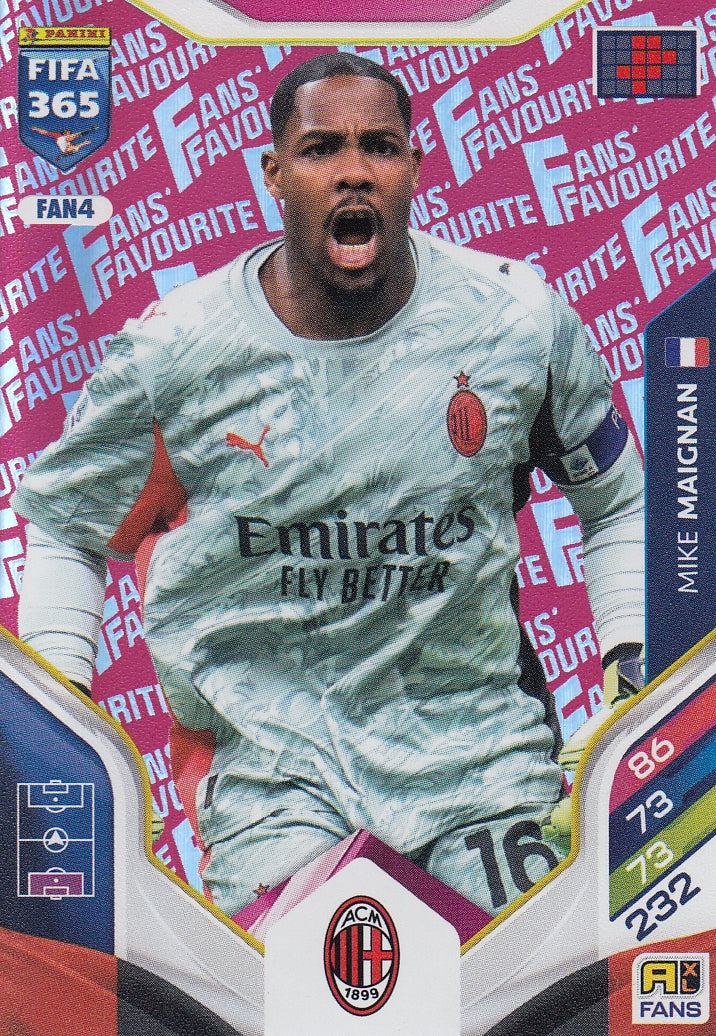 FAN-004. MIKE MAIGNAN - AC MILAN - FANS FAVOURITE - RED
