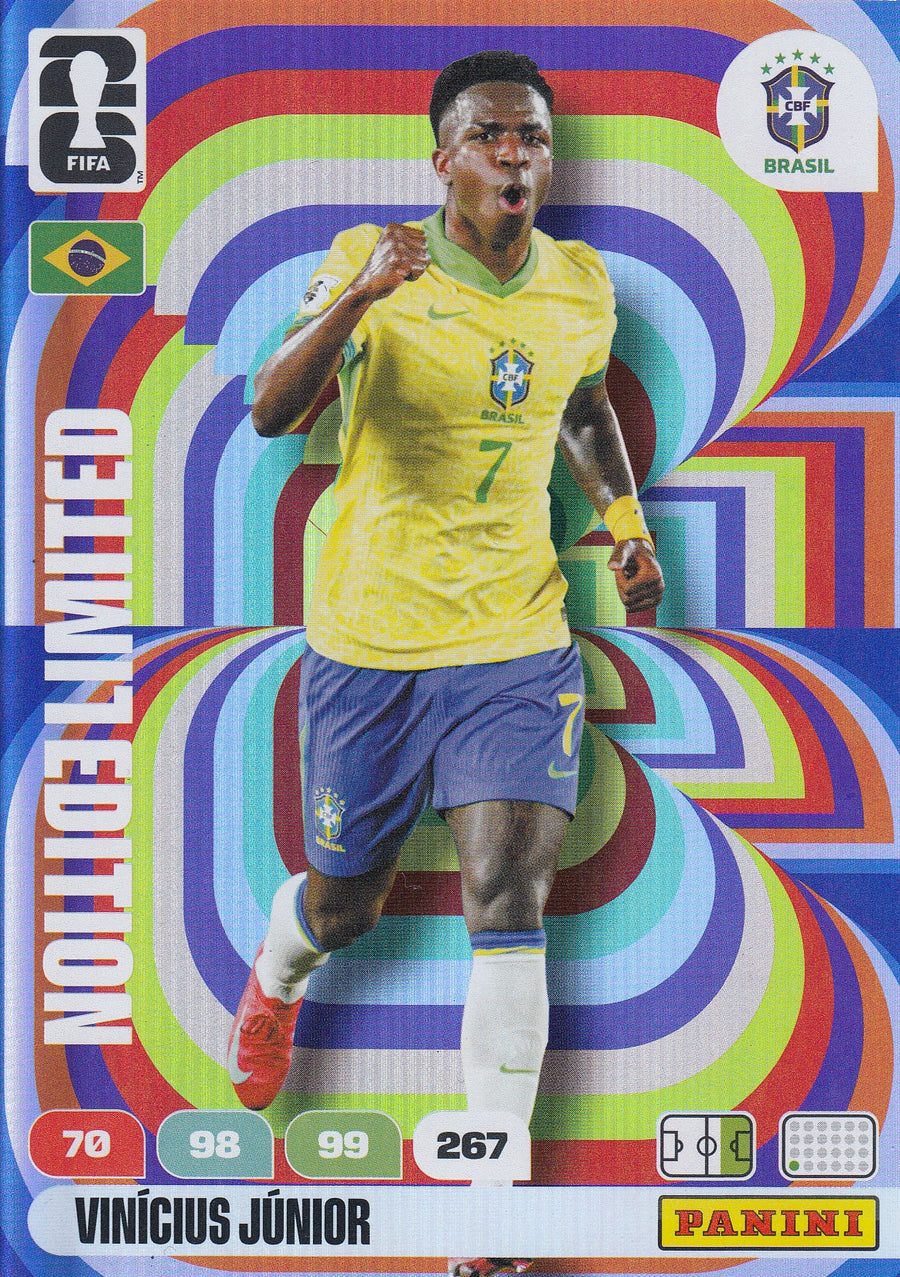 LE - VINICIUS JUNIOR - BRASIL - LIMITED EDITION STORFORMATKORT