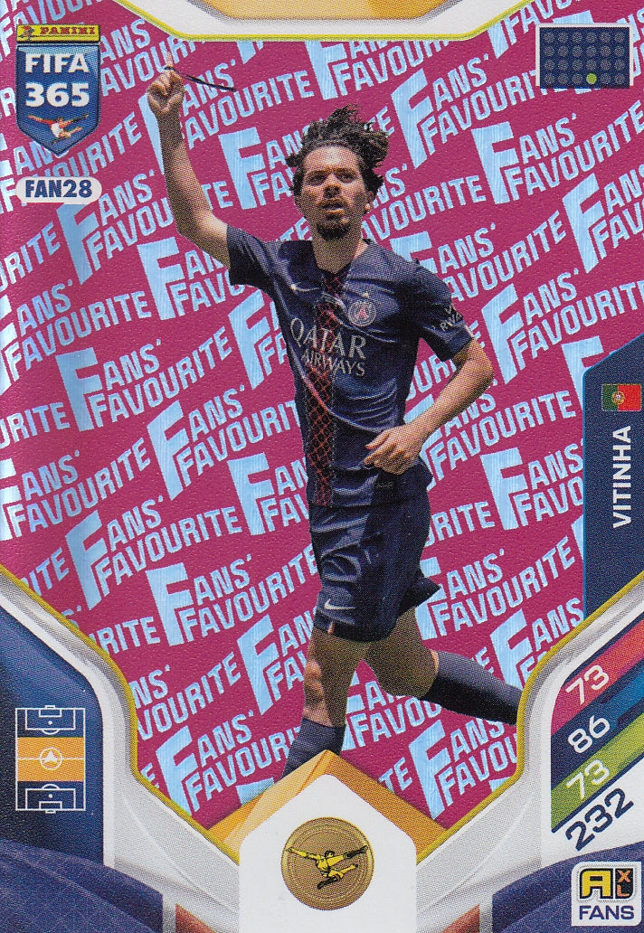 FAN-028. VITINHA - PARIS SAINT-GERMAIN - FANS FAVOURITE - RED