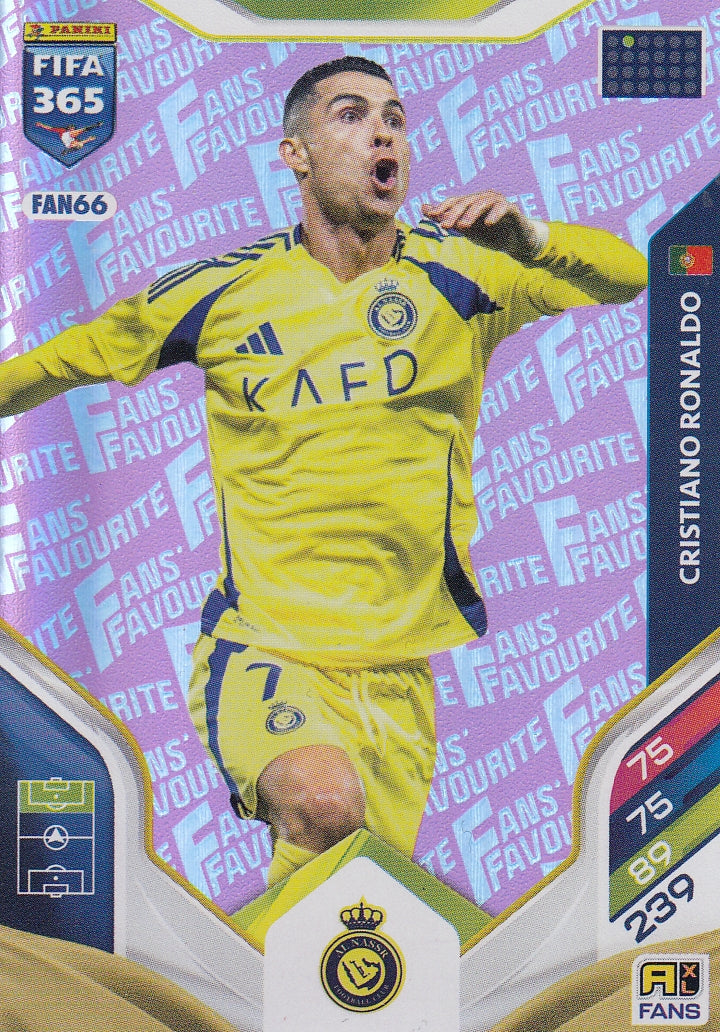 FAN-066. CRISTIANO RONALDO - AL-NASSR - FANS FAVOURITE - PINK