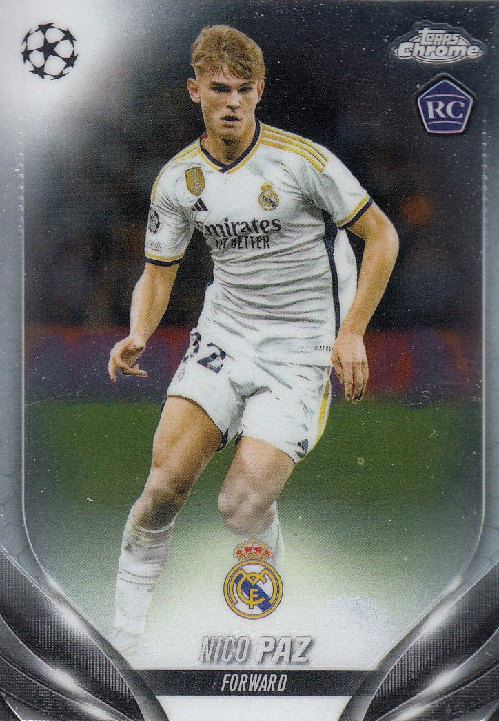 066. NICO PAZ - REAL MADRID C.F. - ROOKIE CARD