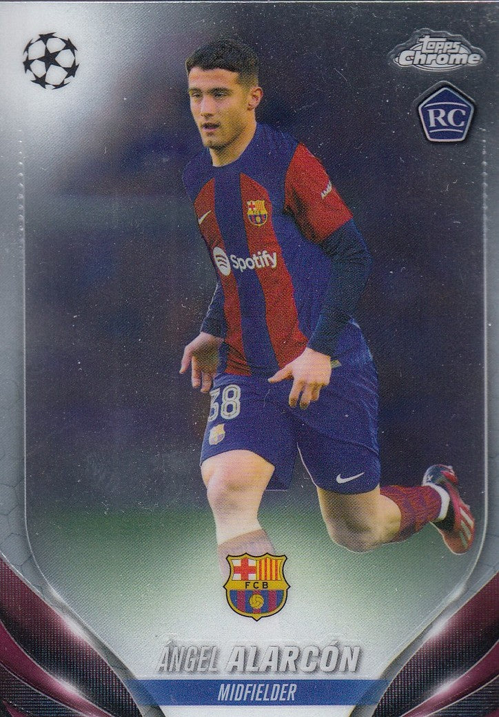 147. ANGEL ALARCON - FC BARCELONA - ROOKIE CARD