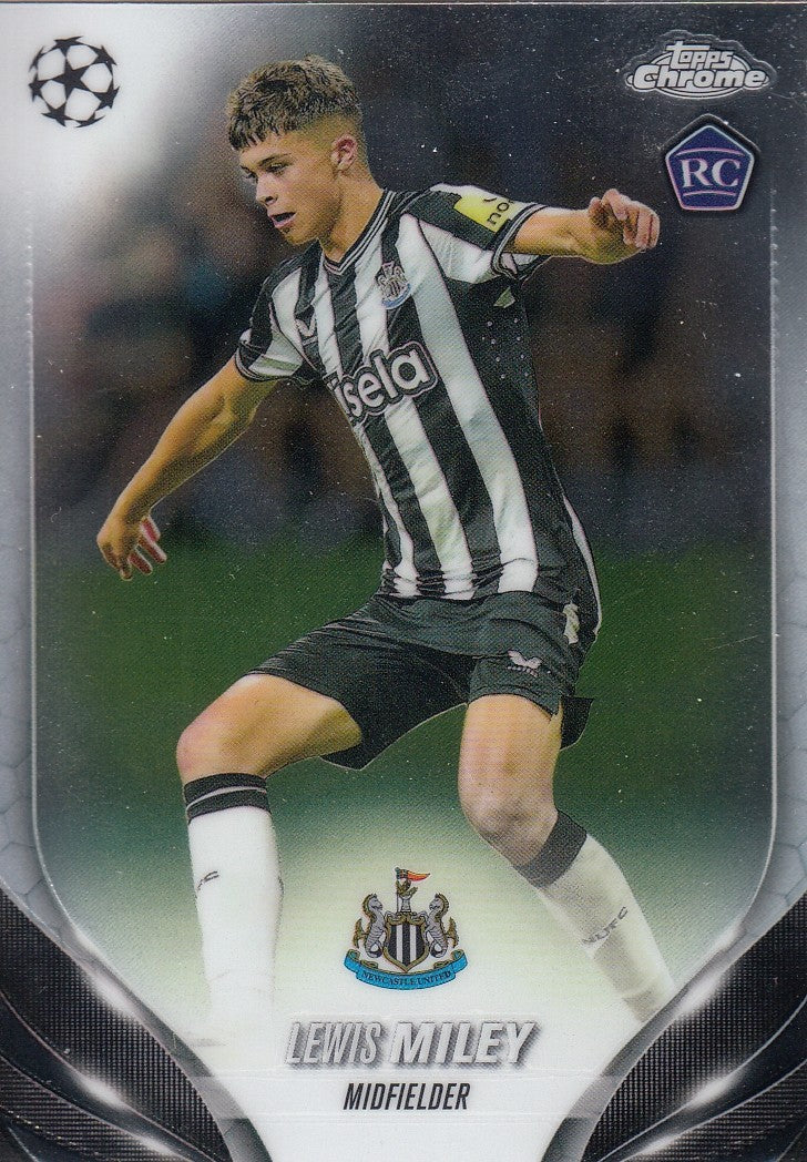 031. LEWIS MILEY - NEWCASTLE UNITED - ROOKIE CARD