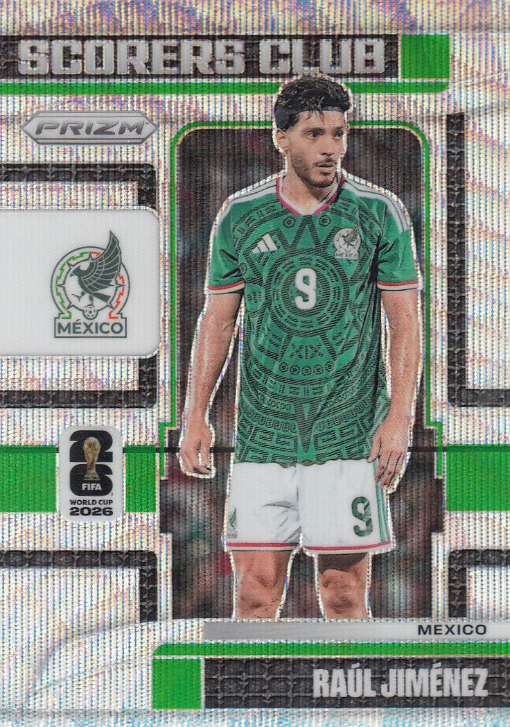 SC-017. RAUL JIMENEZ - MEXICO - SCORERS CLUB - SILVER HOLO