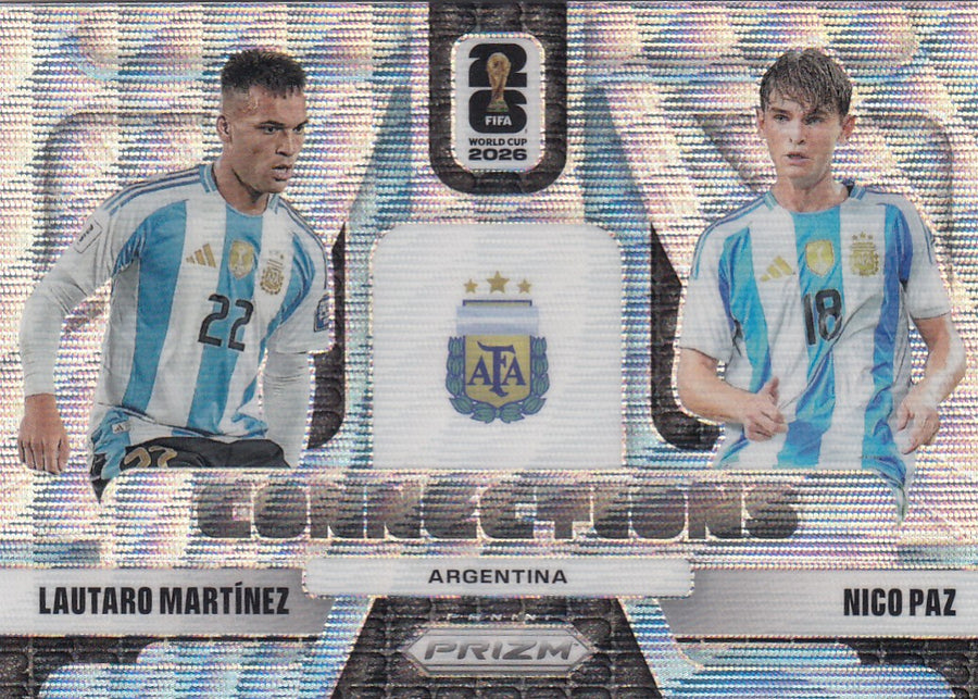 CON-023. LATAURO MARTINEZ & NICO PAZ - ARGENTINA - CONNECTIONS - SILVER HOLO