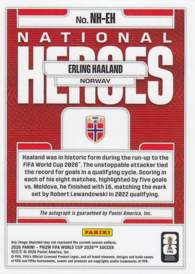 NH-EH. ERLING HAALAND - NORWAY - NATIONAL HEROS