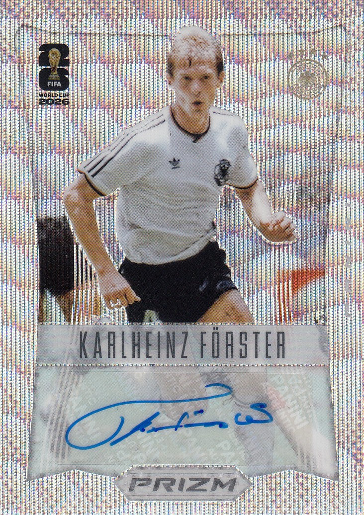 12-KF. KARL-HEINZ FORSTER - GERMANY - THROWBACK SIGNATURES - SILVER WAVE