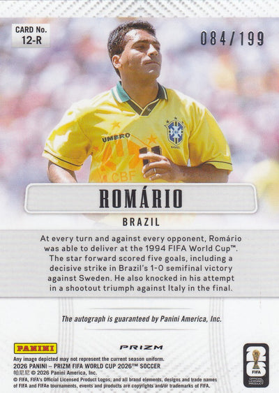 TB.12-R. ROMARIO - BRASIL - THROWBACK SIGNATURES - SILVER #199