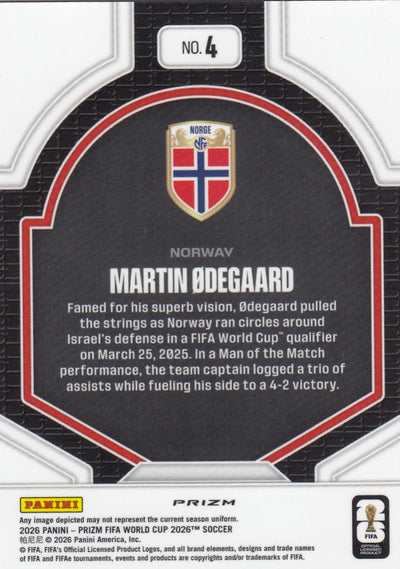 NP-004. MARTIN ØDEGAARD - NORWAY - NATIONAL PRIDE -  CASE HIT - SSP