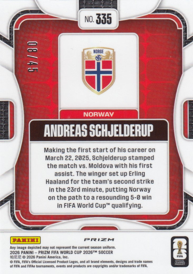 335. ANDREAS SCHJELDERUP - NORWAY - PINK WAVE PRIZM #45