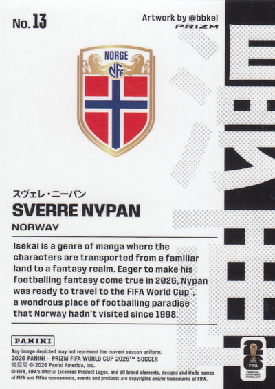 MA-013. SVERRE NYPAN - NORWAY - MANGA - RC