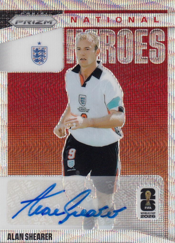 NH-AS. ALAN SHEARER - ENGLAND - NATIONAL HEROS - SILVER WAVE