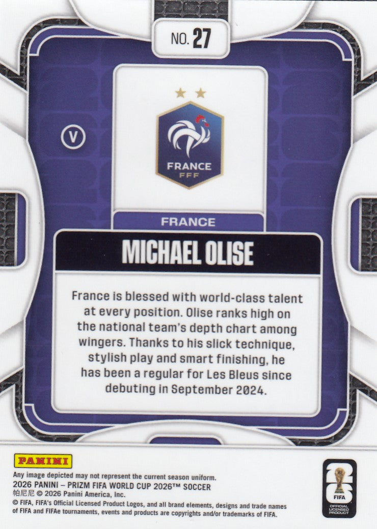 027. MICHAEL OLISE - FRANCE -  IMAGE VARIANT (V) - SHORT PRINT