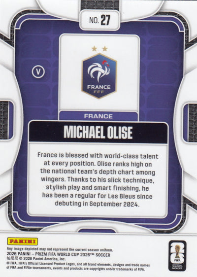 027. MICHAEL OLISE - FRANCE -  IMAGE VARIANT (V) - SHORT PRINT