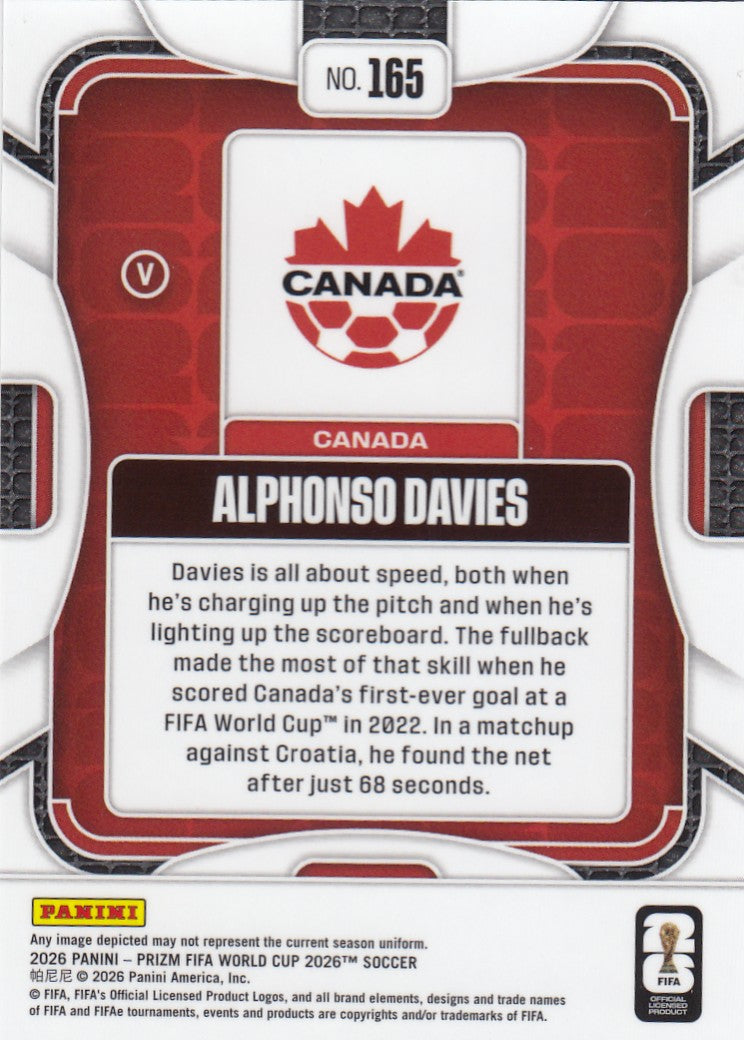 165. ALPHONSO DAVIES - CANADA -  IMAGE VARIANT (V) - SHORT PRINT