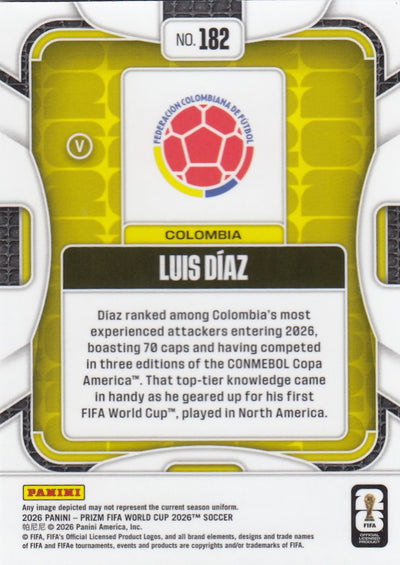 182. LUIS DIAZ - COLOMBIA -  IMAGE VARIANT (V) - SHORT PRINT