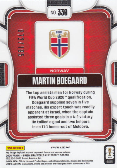 330. MARTIN ØDEGAARD - NORWAY - FUCHSIA FLASH #195
