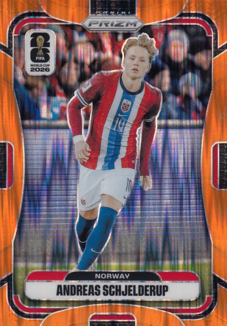 335. ANDREAS SCHJELDERUP - NORWAY - ORANGE FLASH PRIZM #315