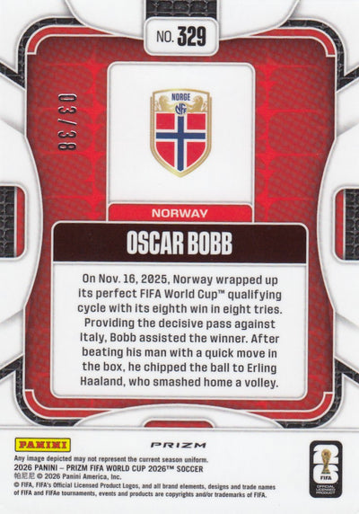 329. OSCAR BOBB - NORWAY - BLUE CHOICE PRIZM #38