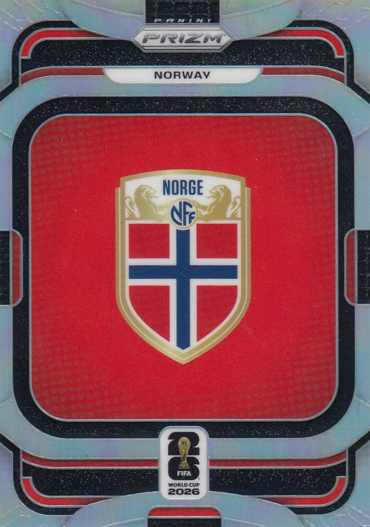 TB-032. NORWAY - TEAM BADGES - SILVER PARALLEL - CASE HIT