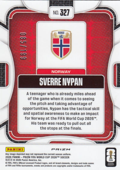 327. SVERRE NYPAN - NORWAY - FUCHSIA DISCO PRIZM #199 - RC