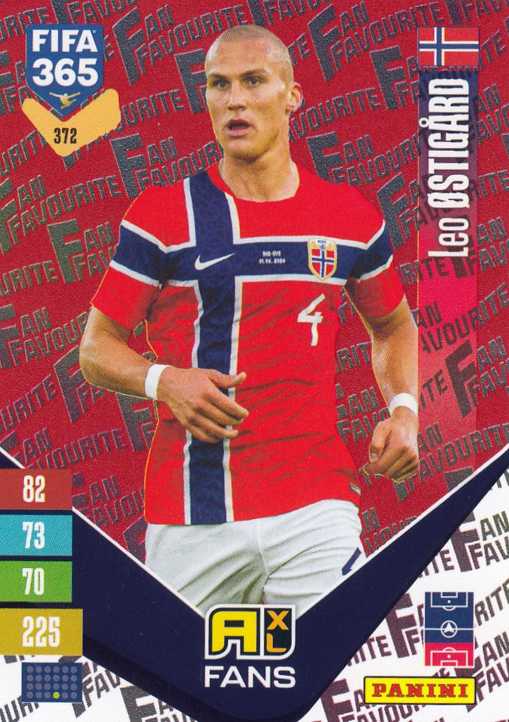 372. LEO ØSTIGÅRD - NORWAY - FAN`S FAVORITE  - RED PARALLEL