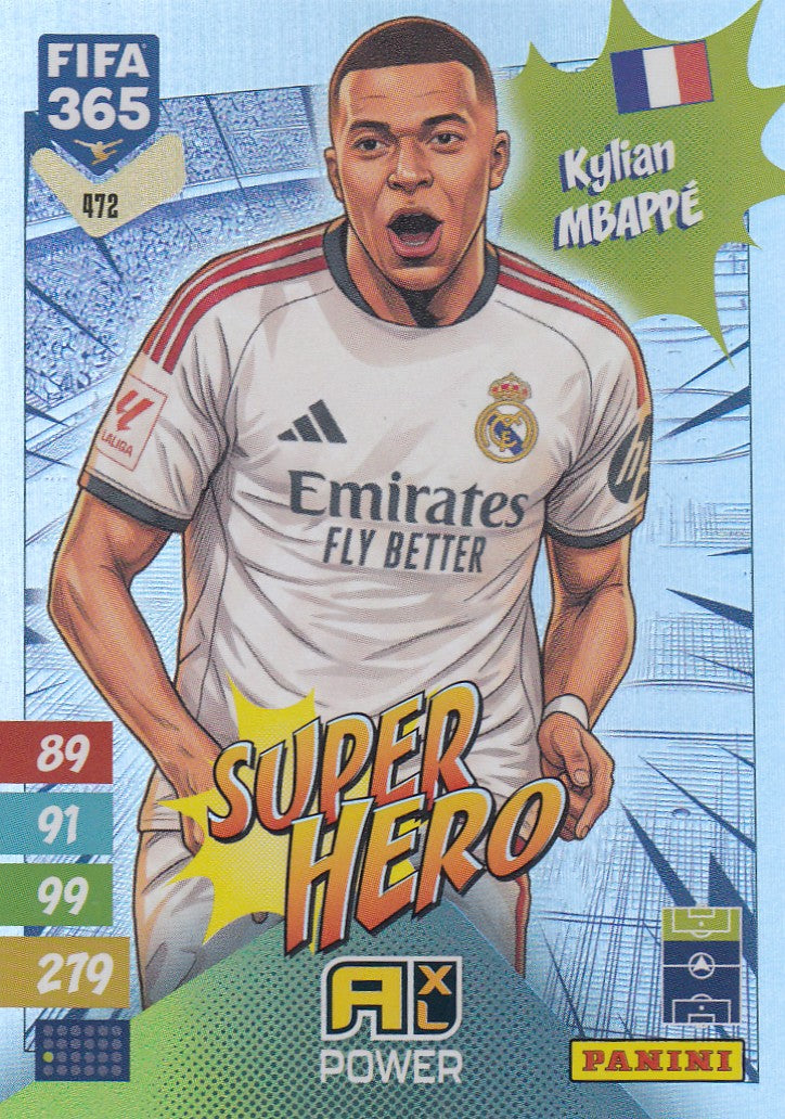 472. KYLIAN MBAPPE - REAL MADRID - SUPER HERO