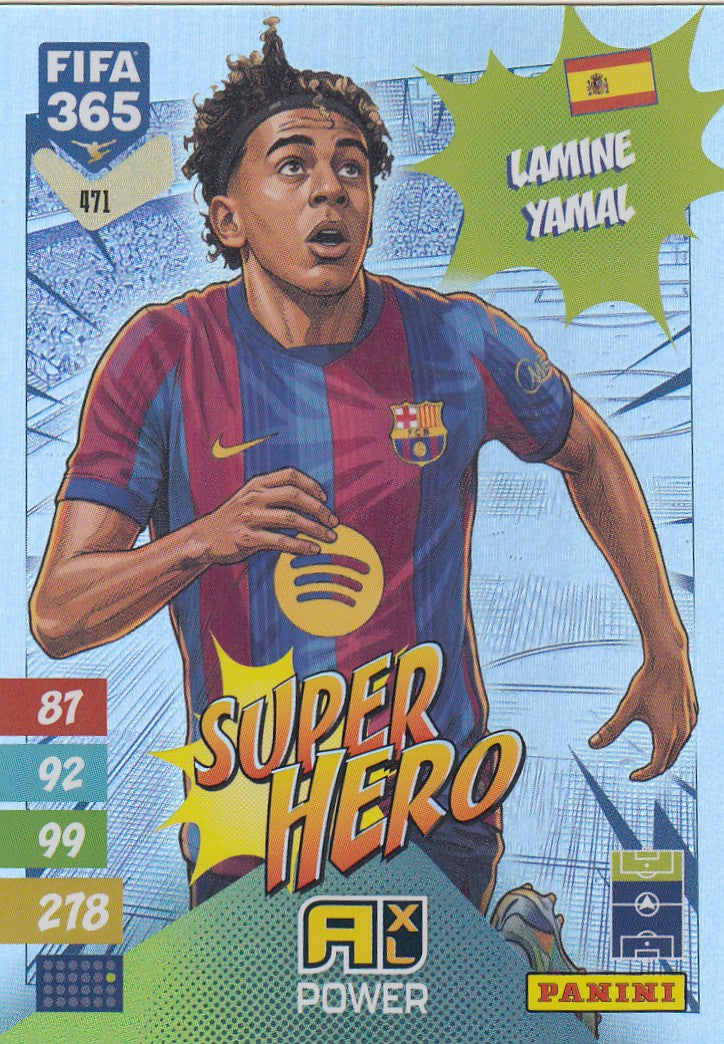 471. LAMINE YAMAL - FC BARCELONA - SUPER HERO