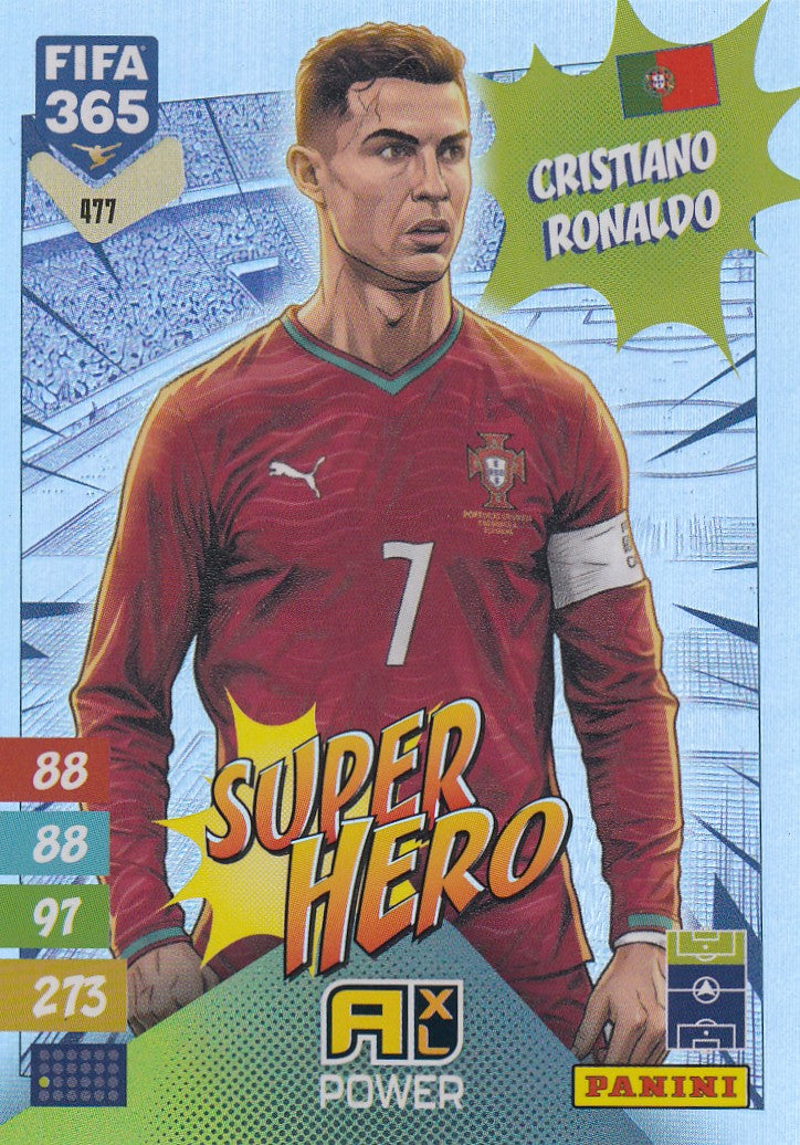 477. CRISTIANO RONALDO - PORTUGAL - SUPER HERO
